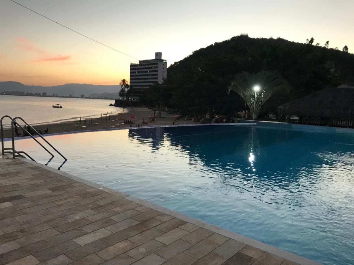 Apartamento Pe Na Areia Frente Para O Mar E Piscina Na Prainha Caraguatatuba Exterior photo