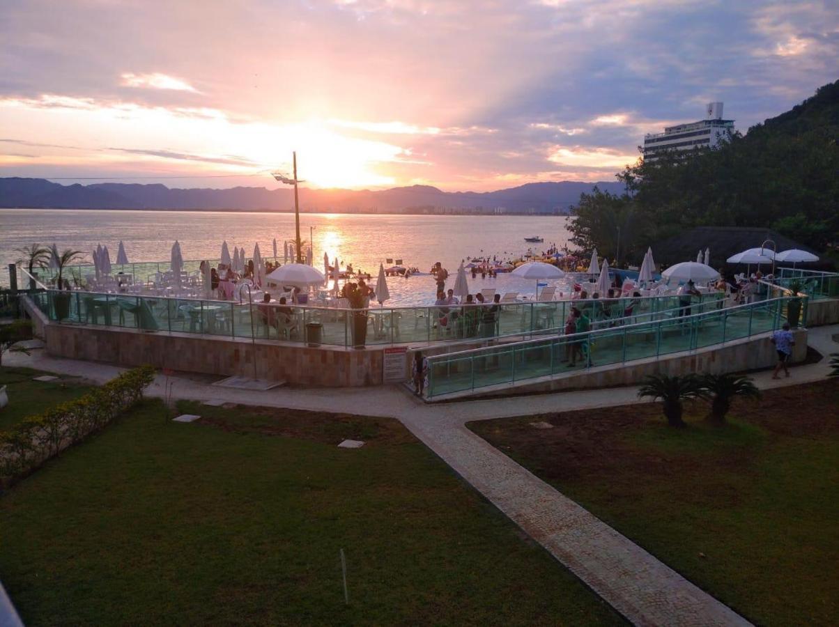 Apartamento Pe Na Areia Frente Para O Mar E Piscina Na Prainha Caraguatatuba Exterior photo